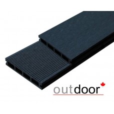 Террасная доска ДПК Outdoor 150*25*4000 мм. вельвет/шлифованная черная Террасная доска ДПК Outdoor 150*25*4000 мм. вельвет/шлифованная черная
